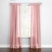 Wide Width BH Studio Sheer Voile Tab-Top Panel by BH Studio in Pale Rose (Size 60" W 84" L) Window Curtain