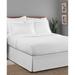 Luxury Hotel Classic Tailored 14" Drop White Bed Skirt by Levinsohn Textiles in White (Size TWIN)