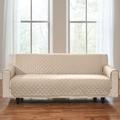 BH Studio Water-Repellent Microfiber Extra-Long Sofa Protector by BH Studio in Natural Slipcover