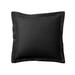 Bed Maker's Tailored Euro Pillow Sham by Levinsohn Textiles in Black (Size EURO)