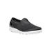 Wide Width Women's Travelactiv Slip On by Propet in Black (Size 6 W)