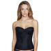 Plus Size Women's Lace Longline Bra by Dominique in Black (Size 36 DD)