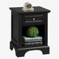 Bedford Black Night Stand by Homestyles in Black