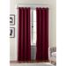 Wide Width BH Studio Room-Darkening Grommet Panel by BH Studio in Burgundy (Size 54" W 95" L) Window Curtain