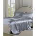 Belles & Whistles Black Satin Sheet Set by Levinsohn Textiles in Open White (Size QUEEN)