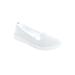 Extra Wide Width Women's The Dottie Slip On Sneaker by Comfortview in White (Size 8 1/2 WW)