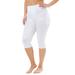 Plus Size Women's Rago® Light Control Capri Pant Liner 920 by Rago in White (Size 9XL) Slip