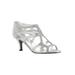 Extra Wide Width Women's Flattery Pump by Easy Street® in Silver (Size 8 WW)