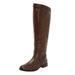 Extra Wide Width Women's The Malina Wide Calf Boot by Comfortview in Brown (Size 7 1/2 WW)