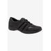 Wide Width Women's Joy Sneaker by Trotters in Black Patent Suede (Size 8 W)
