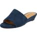 Wide Width Women's The Capri Mule by Comfortview in Navy (Size 9 1/2 W)