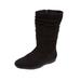 Women's The Aneela Wide Calf Boot by Comfortview in Black (Size 7 1/2 M)