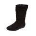 Wide Width Women's The Aneela Wide Calf Boot by Comfortview in Black (Size 10 W)