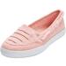 Extra Wide Width Women's The Analia Slip-On Sneaker by Comfortview in Blush (Size 9 WW)