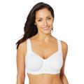 Plus Size Women's Underwire Microfiber T-Shirt Bra by Comfort Choice in White (Size 38 B)