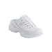 Women's The D'Lites Bright Sky Slip-On by Skechers in White Medium (Size 11 M)