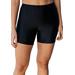 Plus Size Women's Swim Boy Short by Swim 365 in Black (Size 16) Swimsuit Bottoms