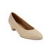 Women's The Vida Slip On Pump by Comfortview in Bone (Size 9 M)