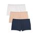 Plus Size Women's Boyshort 3-Pack by Comfort Choice in Neutral Pack (Size 14) Underwear