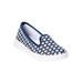 Women's The Dottie Slip On Sneaker by Comfortview in Denim Eyelet (Size 11 M)