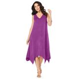 Plus Size Women's Sleeveless Swing Dress by Roaman's in Purple Magenta (Size 18/20)