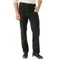 Men's Big & Tall Liberty Blues™ Loose-Fit Side Elastic 5-Pocket Jeans by Liberty Blues in Black Denim (Size 50 38)