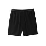 Men's Big & Tall Performance Flex Boxers by KingSize in Black (Size 2XL)