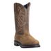 Wide Width Men's Laredo 11" Contrast Stitch Wellington Boots by Laredo in Tan (Size 14 W)