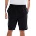 Men's Big & Tall KS Island™ 8" Classic Swim Trunks by KS Island in Black (Size 4XL)