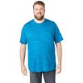 Men's Big & Tall Heavyweight Jersey Crewneck T-Shirt by Boulder Creek in Classic Teal Marl (Size 6XL)