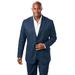 Men's Big & Tall KS Signature Easy Movement® Two-Button Jacket by KS Signature in Navy (Size 66)