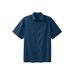 Men's Big & Tall Short-Sleeve Pocket Sport Shirt by KingSize in Navy (Size 7XL)