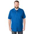 Men's Big & Tall Shrink-Less™ Piqué Polo Shirt by KingSize in Royal Blue (Size 3XL)