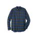 Men's Big & Tall Holiday Plaid Flannel Shirt by Liberty Blues in Tartan Plaid (Size L)