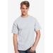 Men's Big & Tall Hanes® Tagless ® T-Shirt by Hanes in Ash (Size 2XL)