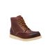 Wide Width Men's Lumber Up Boots by Eastland® in Oxblood (Size 10 W)