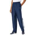 Men's Big & Tall Performance Mesh Side Panel Sweatpants by KingSize in Navy (Size 5XL)