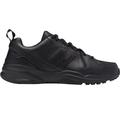 Men's New Balance® 608V5 Sneakers by New Balance in Black Leather (Size 14 EE)