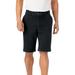 Men's Big & Tall 10" Flex Full-Elastic Waist Chino Shorts by KingSize in Black (Size 48)