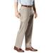 Men's Big & Tall Dockers® Signature Lux Flat Front Khakis by Dockers in Timberwolf (Size 42 34)