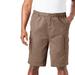 Men's Big & Tall Boulder Creek® Renegade 9" Full Elastic Waist Cargo Shorts by Boulder Creek in Dark Brown (Size XL)
