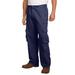 Men's Big & Tall Boulder Creek® Side-Elastic Stacked Cargo Pocket Pants by Boulder Creek in Navy (Size 38 40)