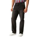 Men's Big & Tall Liberty Blues™ Loose Fit 5-Pocket Stretch Jeans by Liberty Blues in Black Denim (Size 46 38)