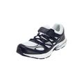 Extra Wide Width Men's KingSize No-Tie Sneakers by KingSize in Navy White (Size 10 1/2 EW)