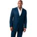 Men's Big & Tall KS Signature Easy Movement® Three-Button Jacket by KS Signature in Navy (Size 64)