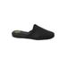 Wide Width Men's L.B. Evans Aristocrat Scuff Leather Slippers by L.B. Evans in Black (Size 10 W)