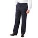 Men's Big & Tall Dockers® Signature Lux Flat Front Khakis by Dockers in Dockers Navy (Size 44 30)