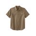Men's Big & Tall Boulder Creek® Short Sleeve Shirt by Boulder Creek in Dark Khaki (Size 2XL)
