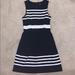 Madewell Dresses | Black & White Striped Madewell Dress | Color: Black/White | Size: Xs