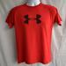 Under Armour Shirts & Tops | * Under Armour Tech Large Logo Short Sleeve T | Color: Black/Red | Size: Lb